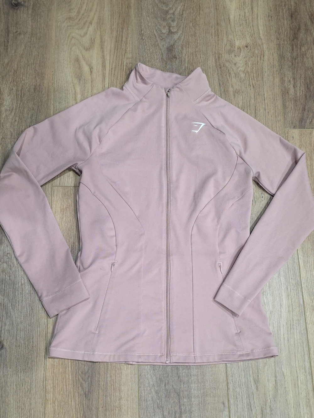 Women's Pink Gymshark Zip Up Size Small